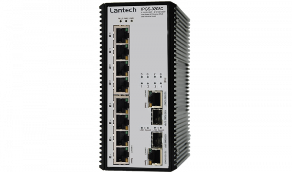 Lantech PoE Industrial Switch