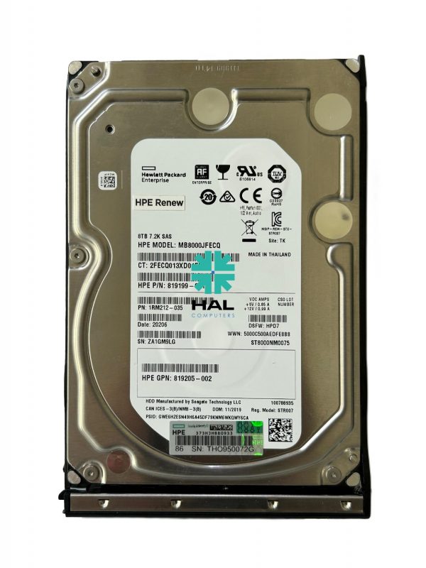 HPE 8TB SAS Drive