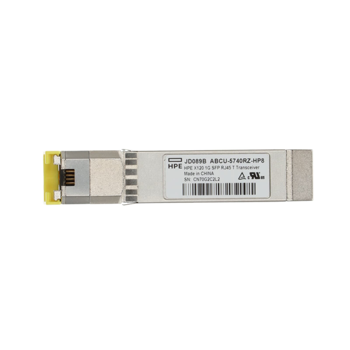 HPE Networking X120 1G SFP RJ45 T Transceiver