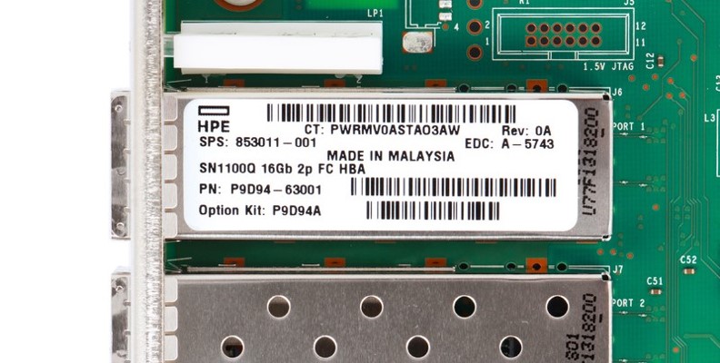 HPE SN1100Q 16GB 2-Port FC Host Bus Adapter