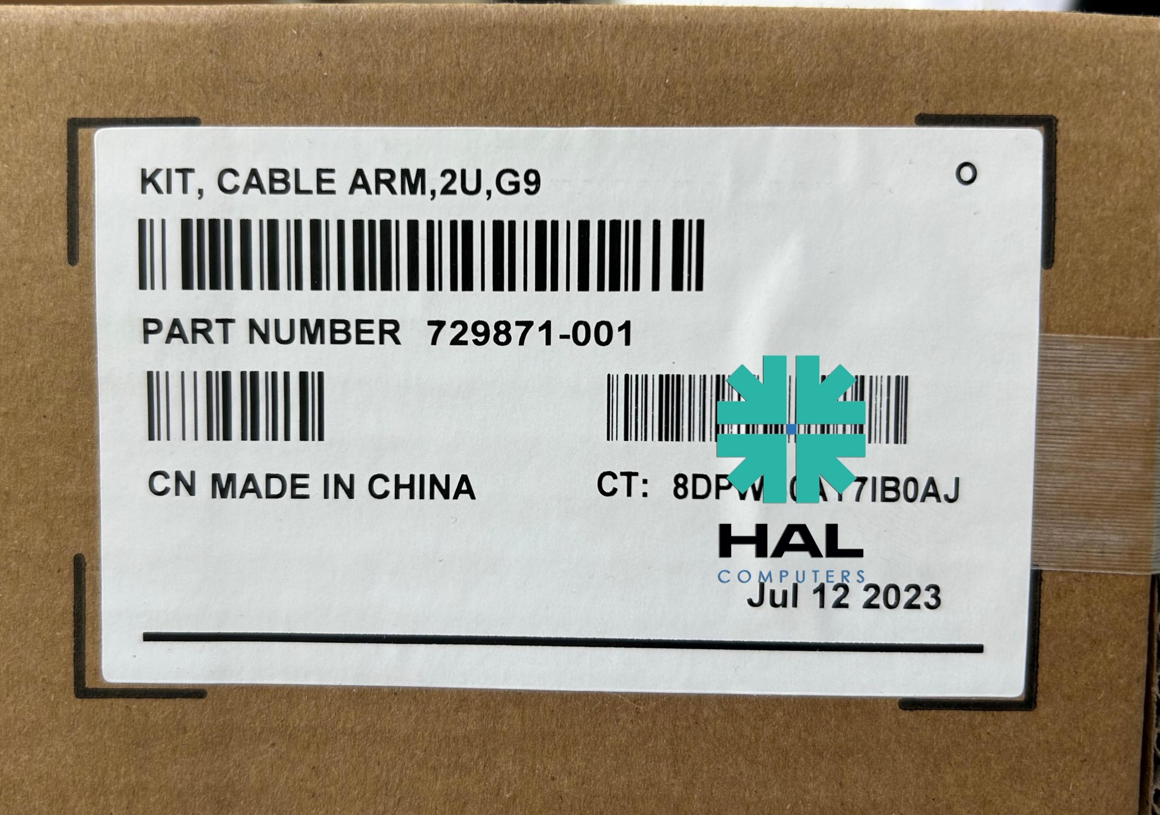 HP 2U G9 Cable Management Arm Kit