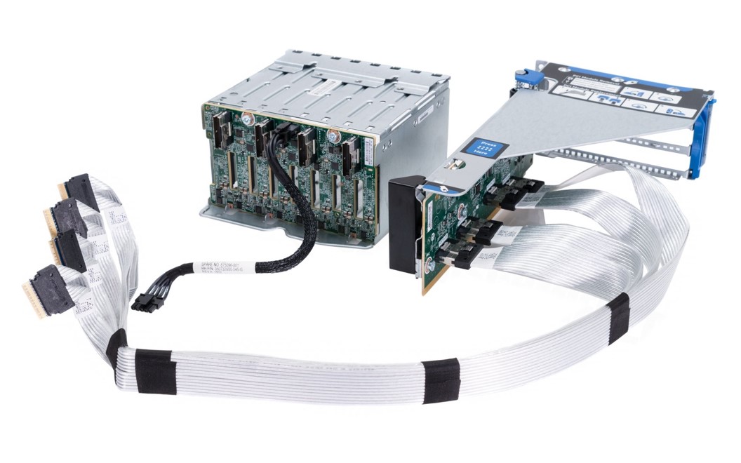 HP ProLiant DL380 DL385 Gen10 8x U.2 NVMe Express Bay Enablement Kit