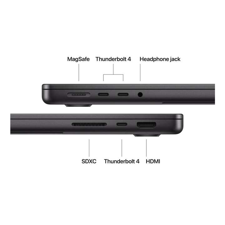 Apple MacBook Pro 14-inch w M5 Chip, 512GB16GB, MDE04XA - Space Black