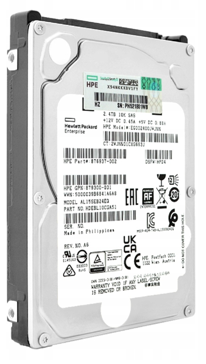 HPE DRV, HD 2.4TB 12G SAS 10K 512e-TSH