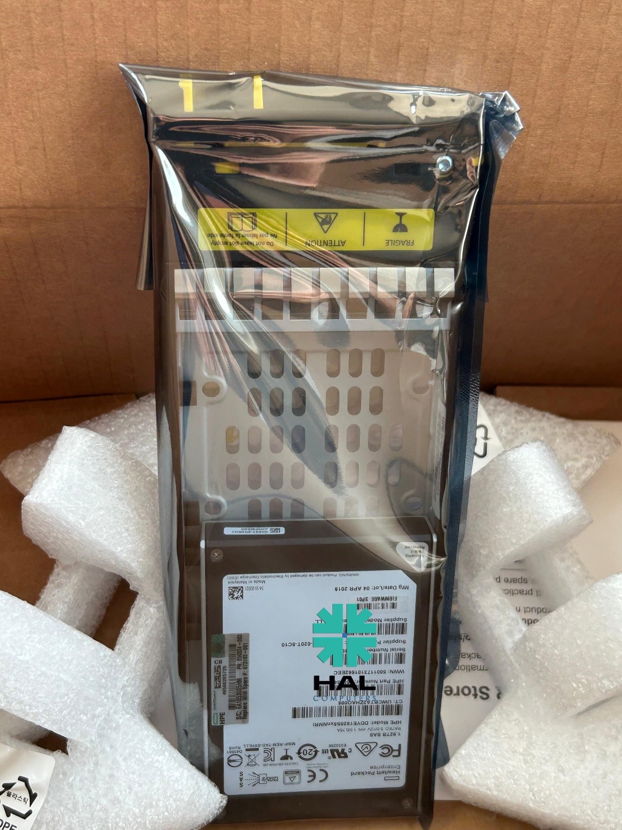 HPE SPS-DRV 1.92TBSSD +SW SFF SS8000 SD