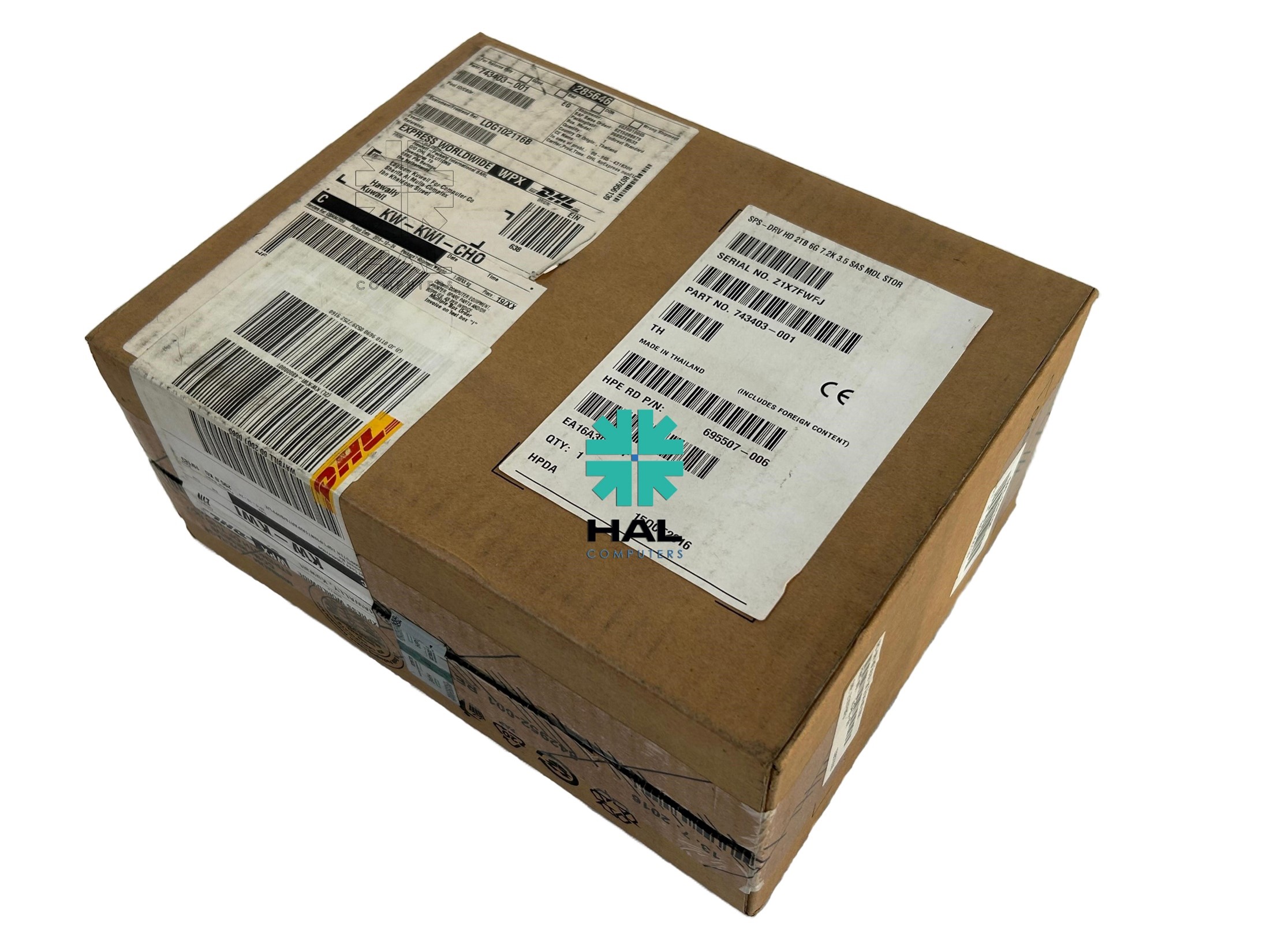 HPE DRV HD 2TB 6G 7.2K 3.5 SAS MDL STOR