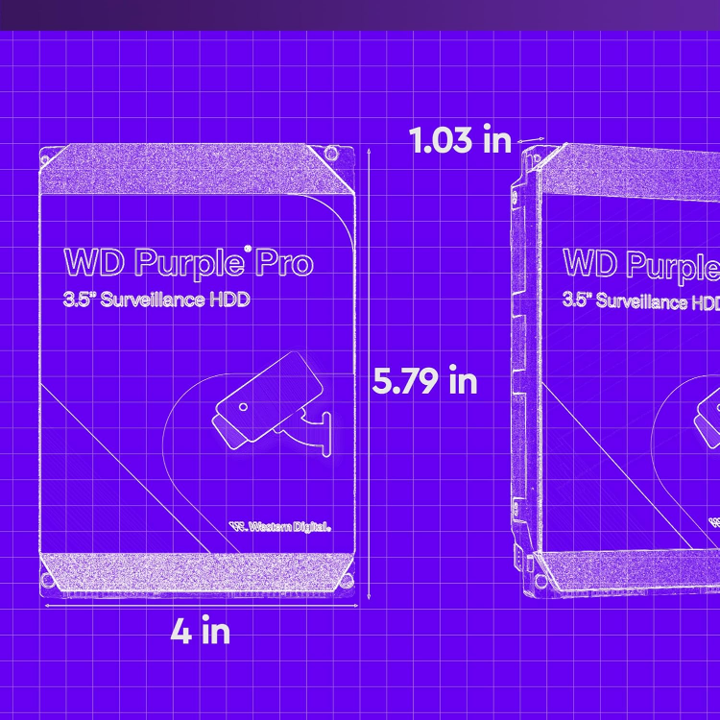 Western Digital Purple Pro 10TB 3.5" SATA Surveillance Hard Drive